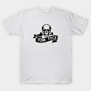 punk rock skull T-Shirt